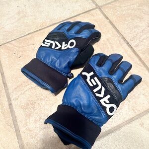 Oakley Men Factory Winter Glove 2.0 in blue for ski or snowboarding, size M